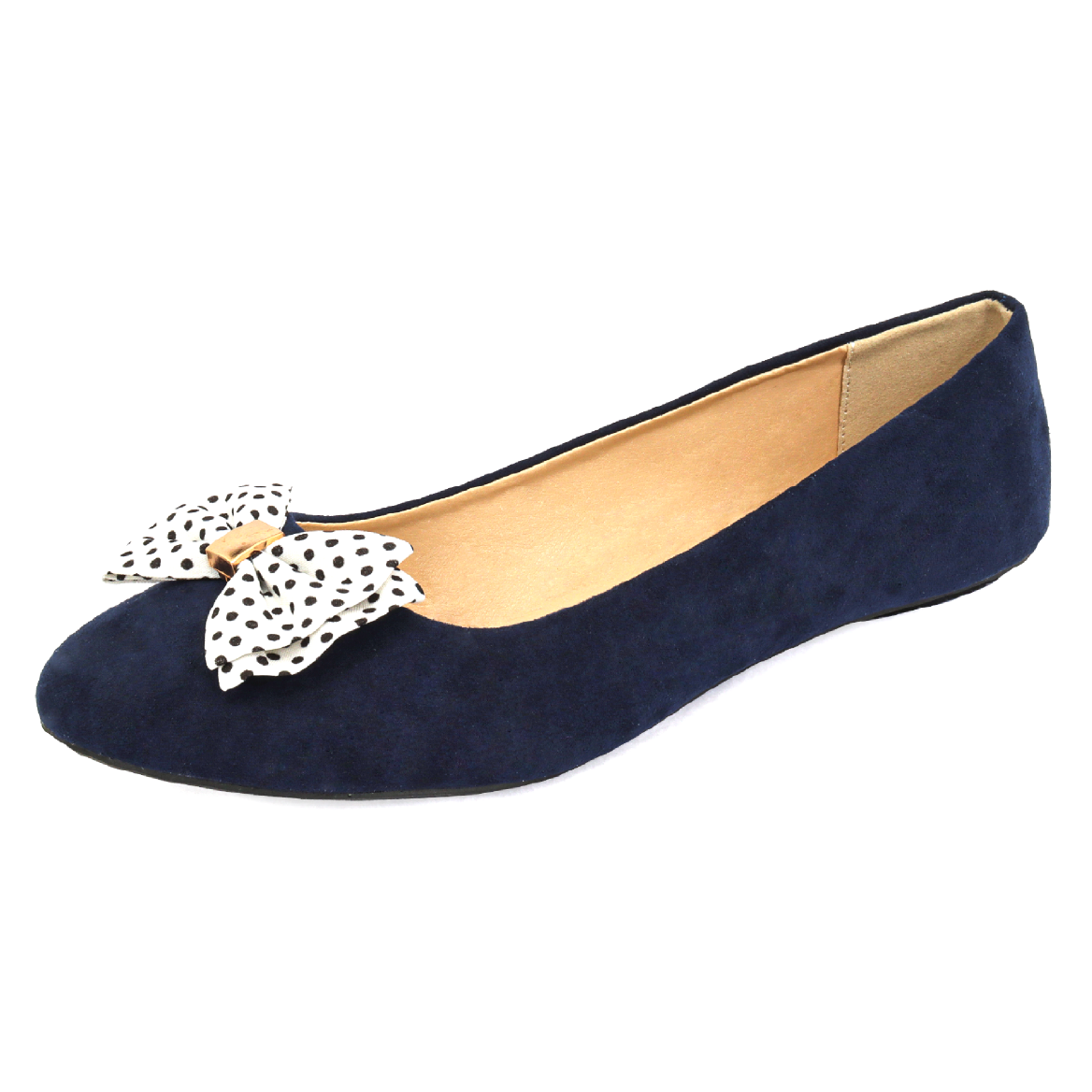Zapatos de dama con lazo de lunares - Bridgemarkets - Compras al por Mayor