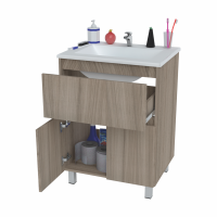 Tocador para baño de madera MDF, sin lavabo