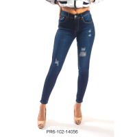 Jeans de tiro alto para damas - Marca PRAIA™
