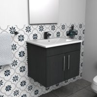 Mueble colgante de pared para baño