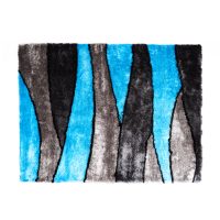 Alfombra moderna con diseño de líneas - AZURRA