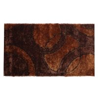 Alfombra Marrón Con Diseño Moderno - AZURRA