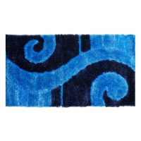 Alfombra Azul Con Diseño Moderno - AZURRA