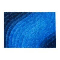 Alfombra de área 100x150cm color azul- Azurra