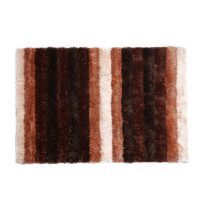 Alfombra Marrón Con Diseño Moderno - AZURRA