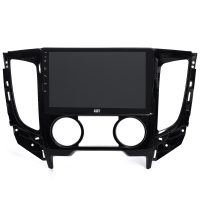 Dash Kit de instalación radio doble DIN para Mitsubishi L200, Pajero Sport, Triton 2015+ A/C Automático