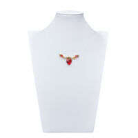 Collar invisible con dije de Cristal Swarovski
