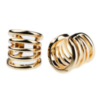 Aretes earcuff en color dorado