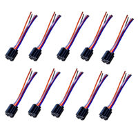 Paquete de 10 relay con arnés impermeable de 40A