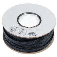 Protector de cable trenzado de 1/2" negro