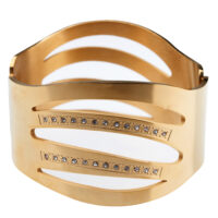Brazalete de dama color dorado