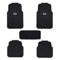 Juego de 4 piezas de alfombras con logo Kia